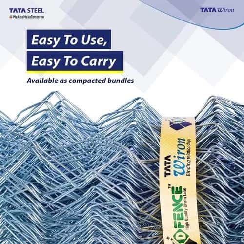 Tata Wiron chain link fencing roll at the HM Ibrahim & Co shop