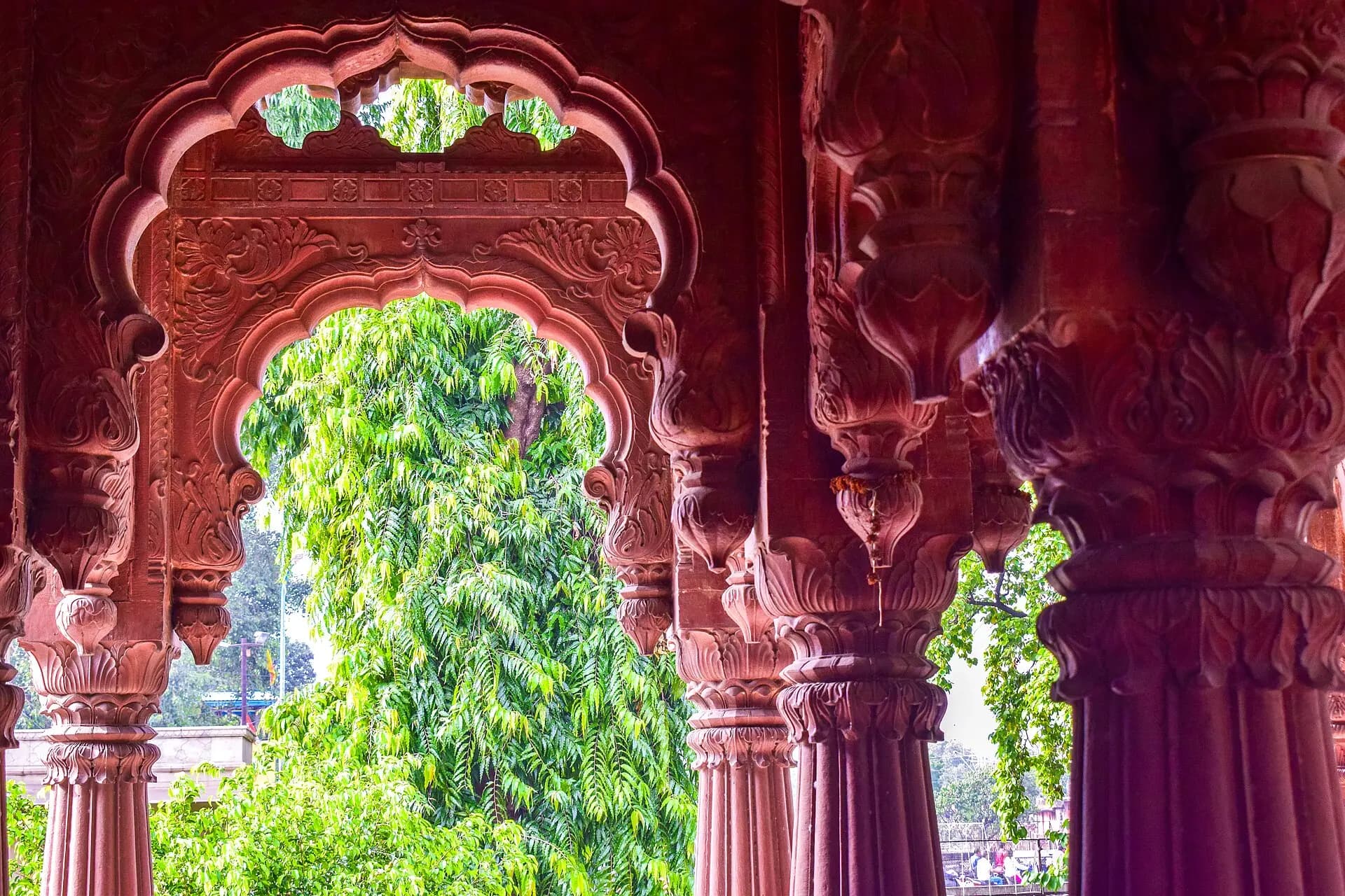 The Krishnapura Chhatris, Holkar-era memorial domes on the Khan river bank in old Indore