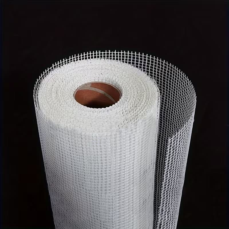 Fibermesh – Fiberglass reinforcement mesh for plaster, render, and construction; crack resistance.