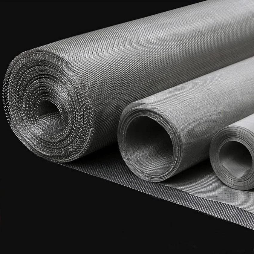 Fine metallic mosquito net mesh in rolls