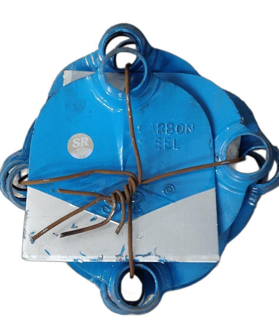 SR hoe (faurdha) — carbon steel hoe blades in blue, orange, red, green