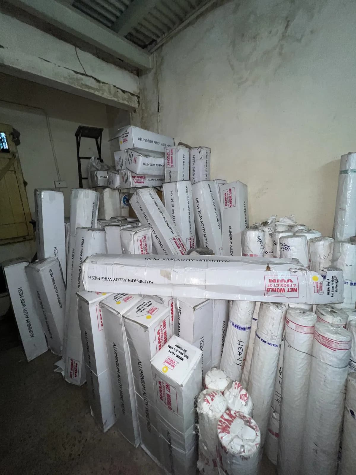 Rolls of fine woven wire cloth, view 4