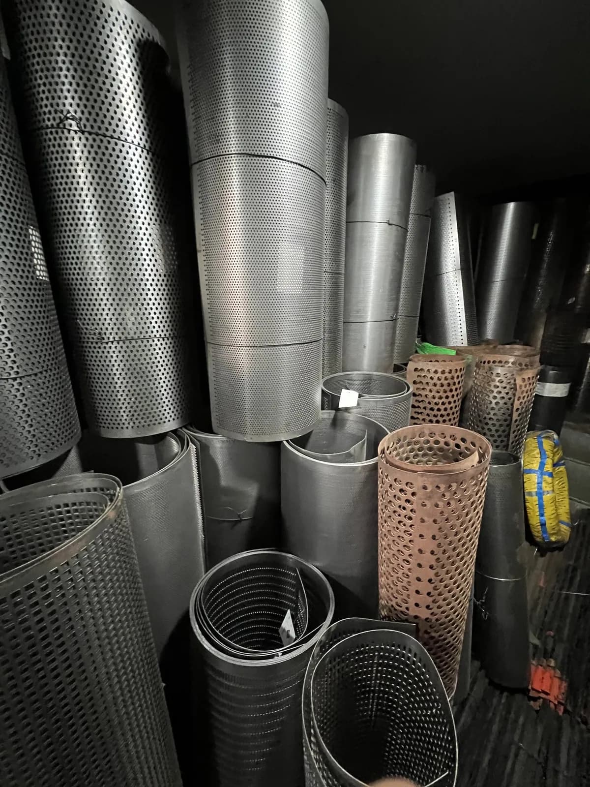 GI perforated sheet with circular and pattern perforations, view 6